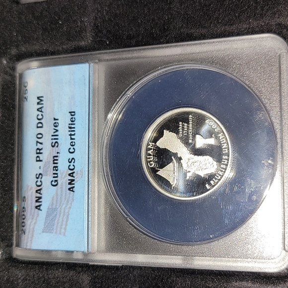 Set of 6 2009 Silver Territory Quarters. Graded PR70. HIGHEST GRADE POSSIBLE. - Picture 3 of 11